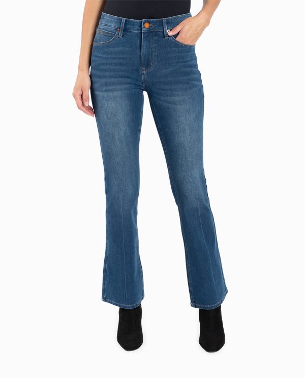 mid rise boot jean