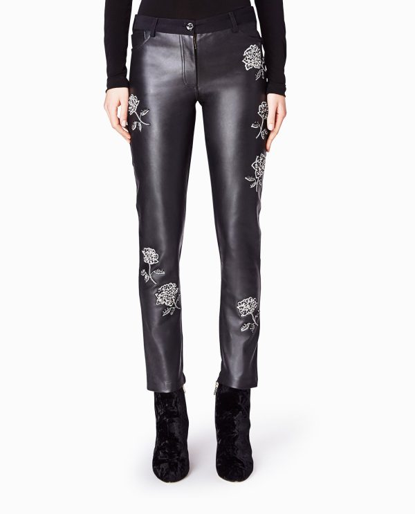 embellished rose pant