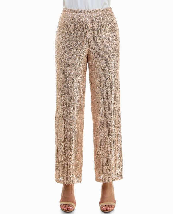 sequin pull on pant
